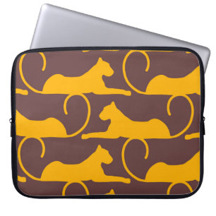 Housse Pour Ordinateur Portable Tirage Abstrait à la main Leopard Cheetah Panther