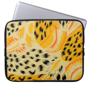 Housse Pour Ordinateur Portable tissu peau abstraite mixte animal texture fond