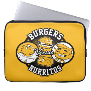 Housse Pour Ordinateur Portable Titans Ados, allez !   Burgers contre Burritos