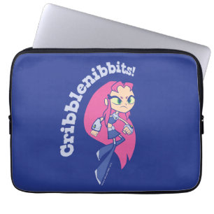 Housse Pour Ordinateur Portable Titans Ados, partez ! Starfire "Cribblenibbits!"