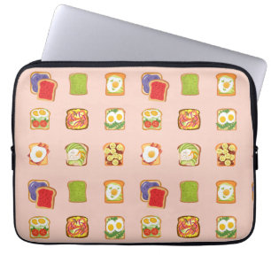 Housse Pour Ordinateur Portable Toast Brunch