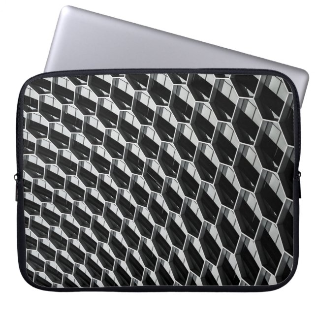 Housse Pour Ordinateur Portable Toit en verre gris (Devant)