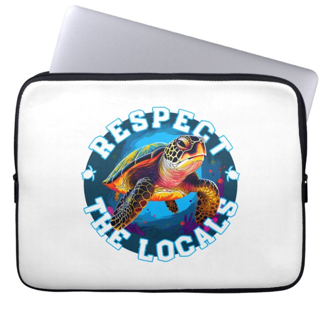 Housse Pour Ordinateur Portable Tortue 001 Shell Ouais ! (Devant)