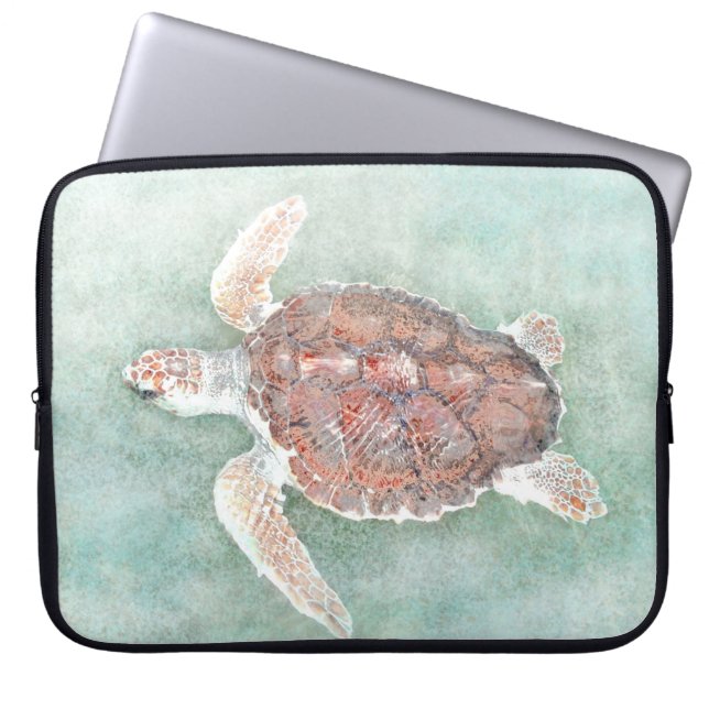 Housse Pour Ordinateur Portable tortue 2 (Devant)