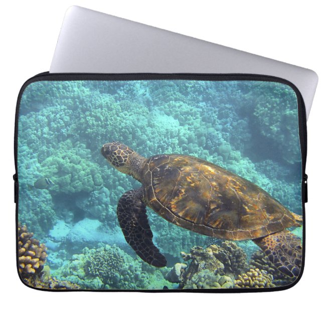 Housse Pour Ordinateur Portable tortue de mer (Devant)