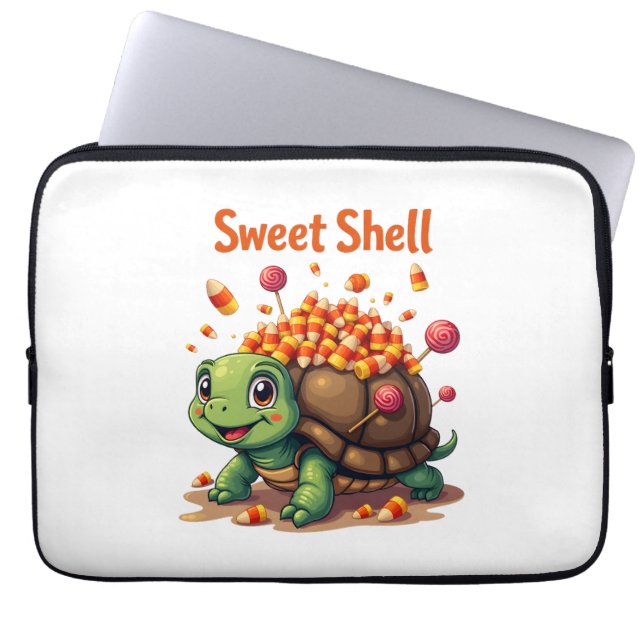 Housse Pour Ordinateur Portable Tortue fauve (Devant)