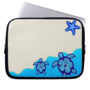 Housse Pour Ordinateur Portable Tortues bleues de Honu