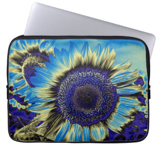 Housse Pour Ordinateur Portable Tournesol Bleu