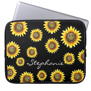 Housse Pour Ordinateur Portable Tournesol de sourire de Sunkissed