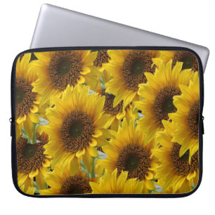 Housse Pour Ordinateur Portable Tournesol floral à manches d'ordinateur portable