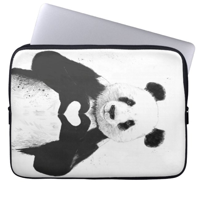 Housse Pour Ordinateur Portable Tout ce dont tu as besoin, c'est d'amour (Devant)