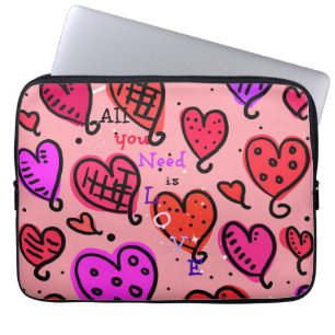 Housse Pour Ordinateur Portable Tout ce dont vous avez besoin c'est l'amour