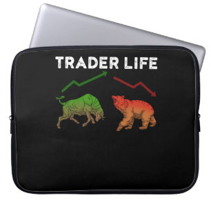 Housse Pour Ordinateur Portable Trader Stock Cadeaux Jour Trading Gift Market Fore