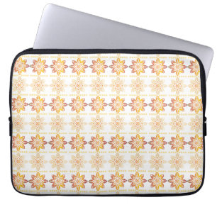 Housse Pour Ordinateur Portable Traditional Latvian SUN sign geometric design VIII