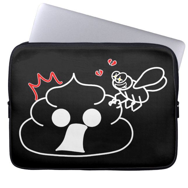 Housse Pour Ordinateur Portable Trahison - Brootsch le PooPoo (Devant)
