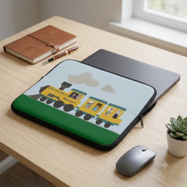 Housse Pour Ordinateur Portable Train personnalisable (Créateur téléchargé)