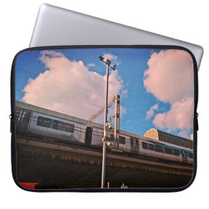 Housse Pour Ordinateur Portable Train, sur les pistes