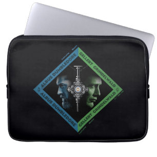 Housse Pour Ordinateur Portable Tranche sanguine Dumbledore & Grindlewald Graphiqu