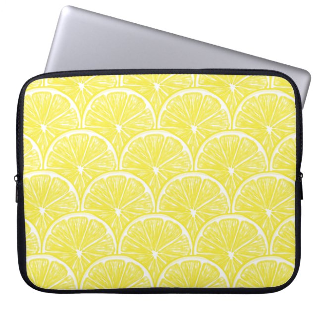 Housse Pour Ordinateur Portable Tranches de citron (Devant)