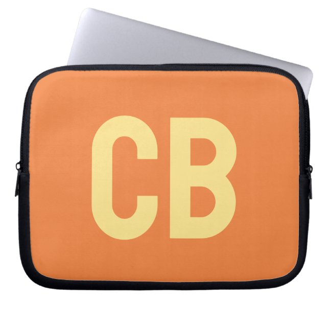 Housse Pour Ordinateur Portable Trend Color Fresh Tangerine Portable Sleeve (Devant)