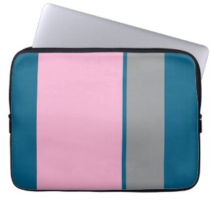 Housse Pour Ordinateur Portable Trendy Turquoise et Pink Portable Sleeve MurugiTec