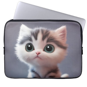 Housse Pour Ordinateur Portable Très mignon chaton