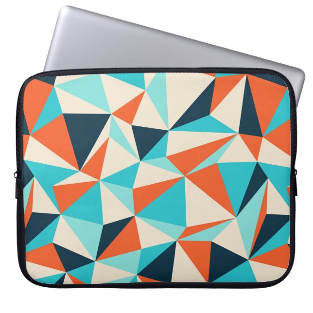 Housse Pour Ordinateur Portable Triangle continu motif (Devant)