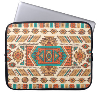 Housse Pour Ordinateur Portable Tribal Vintage : Ethnic Seamless Motif