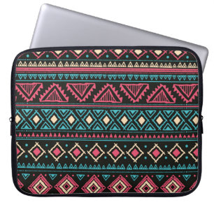 Housse Pour Ordinateur Portable Tribal vintage ethnique motif homogène