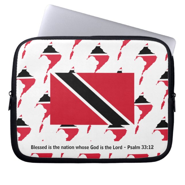 Housse Pour Ordinateur Portable TRINIDAD TOBAGO Christian (Devant)