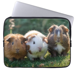 Housse Pour Ordinateur Portable "Triple Squeak : Trio des cochons adorables de béb
