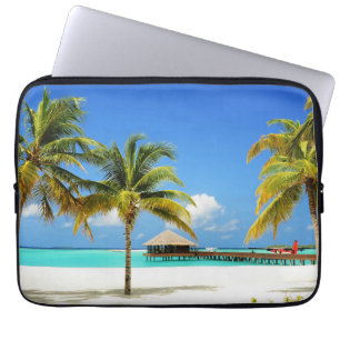 Housse Pour Ordinateur Portable Tropical Beaches Island & Lagoon, Maldives