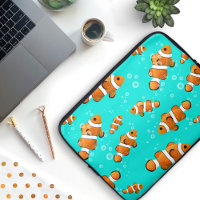Tropical Clownfish & Bubbles Motif