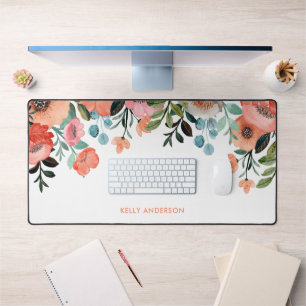 Housse pour ordinateur portable tropical girly aqu