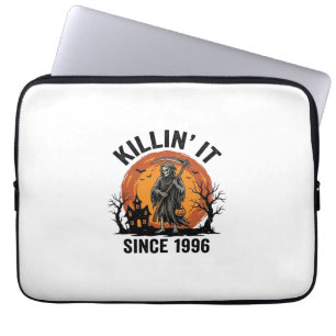 Housse Pour Ordinateur Portable Tueur depuis 1996 Vintage Halloween Reaper Dés