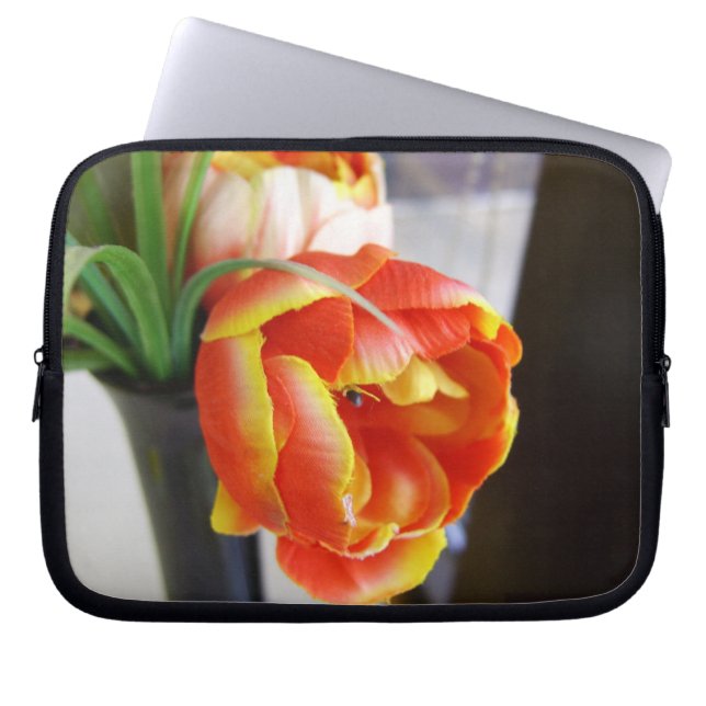Housse Pour Ordinateur Portable Tulipe de soie (Devant)