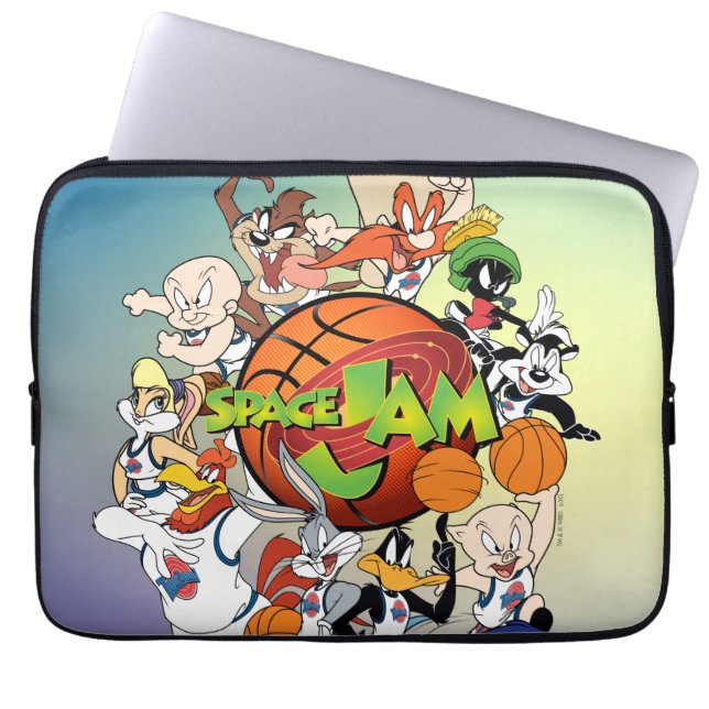Housse Pour Ordinateur Portable TUNE SQUAD™ Group SPACE JAM™ logo (Devant)