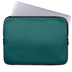 Housse Pour Ordinateur Portable Turquoise foncé (couleur solide)