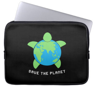 Housse Pour Ordinateur Portable Turtle Lover Sauver la planète tortue