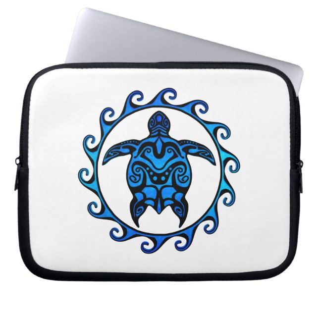 Housse Pour Ordinateur Portable Turtle Sun (Devant)