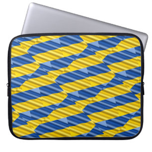 Housse Pour Ordinateur Portable Ukraine bleue et jaune Inspiration de la paix anti
