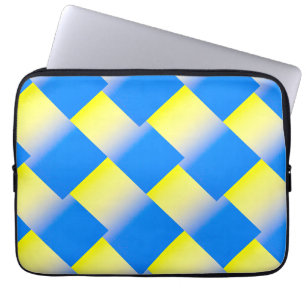 Housse Pour Ordinateur Portable Ukraine bleue et jaune Inspiration de la paix anti