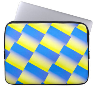 Housse Pour Ordinateur Portable Ukraine bleue et jaune Inspiration de la paix anti