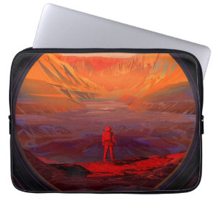 Housse Pour Ordinateur Portable Un Astronaute Sur Mars