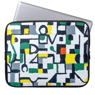 Housse Pour Ordinateur Portable Un Couteau De Palette Peint ; Peinture Abstraite s