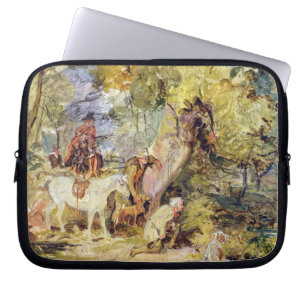 Housse Pour Ordinateur Portable Un croquis pour des "forestiers égrappant des