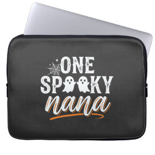 Housse Pour Ordinateur Portable Un design de fantôme d'Halloween de Nana effrayant