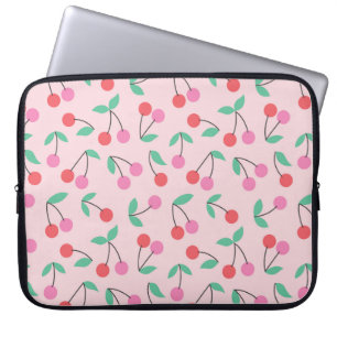 Housse Pour Ordinateur Portable Un design motif sans couture en cerisier mignon. V