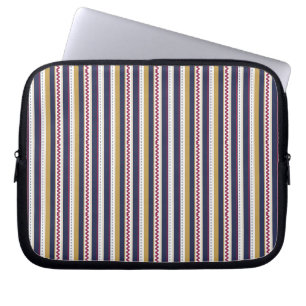 Housse Pour Ordinateur Portable Un étui d'ordinateur portable avec des rayures ver