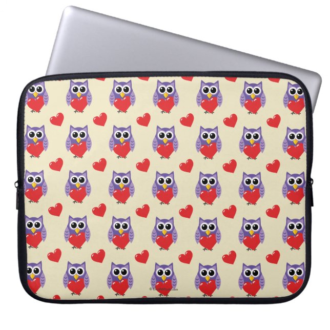 Housse Pour Ordinateur Portable Un Motif Owen Love (Devant)